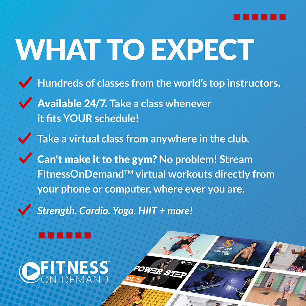 What to Expect with Fitness On Demand